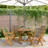 Round 5 - Piece 4 - Person 90Cm L Outdoor Table Set