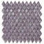 Agora 7/8" x 1-5/8" Diamond Glass Mosaic