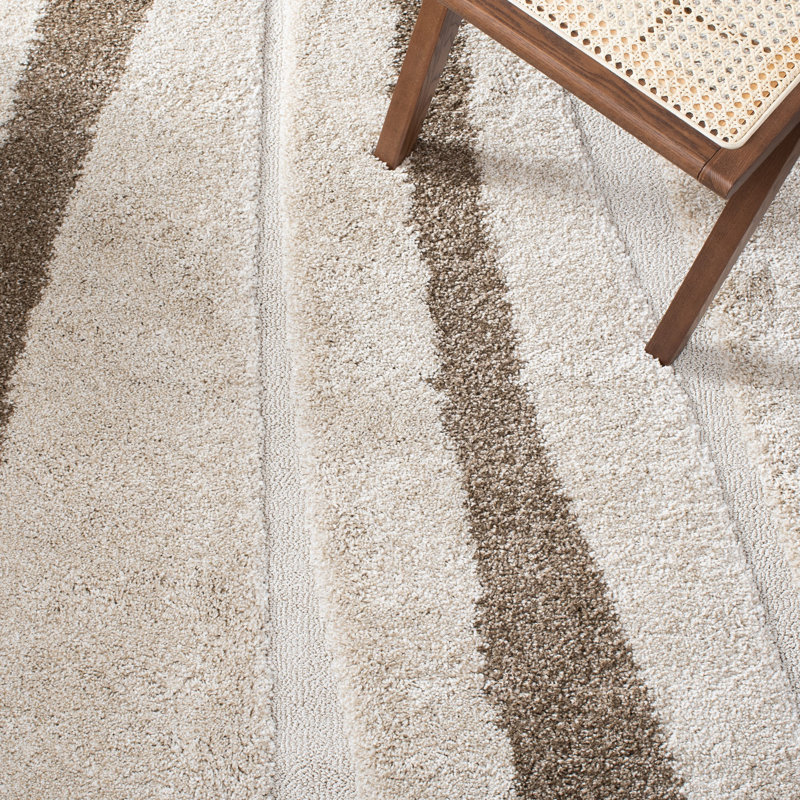 Tapis à poils longs Esmeray Florida, Rectangle 5 pi 3 po x 7 pi 6 po