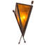 15" Wide Desert Arrow Wall Sconce