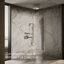 Pomme de douche ronde contemporaine à fonction unique 12 po, 2,5 gallons par minute-6671420