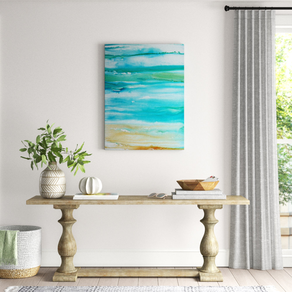 " Coastal Abstract II " Painting Print Highland Dunes 