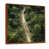 Cadre flottant brun, bois massif