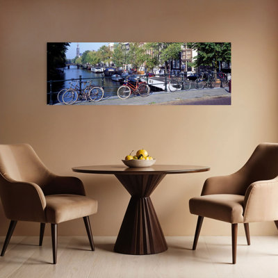 Netherlands, Amsterdam, Bicycles Abstract Contemporary Architecture City Wall Art