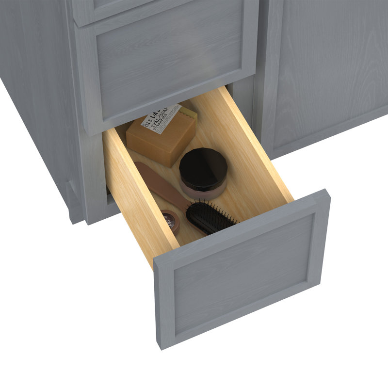 48'' Single Bathroom Vanity Base Only, Silver