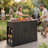 Four-Door Kitchen Island, Kitchen Trolley-1804752137