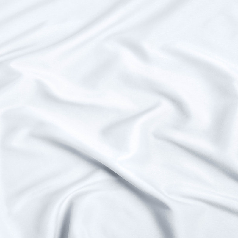 Microfiber Fitted Sheet, Twin XL Fitted Sheet, White