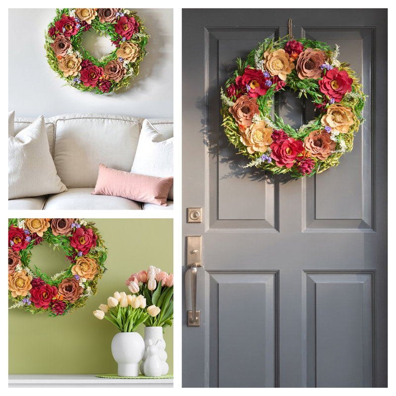 Couronne florale 17 po