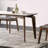 Modern simple rock plate light luxury dining table sets