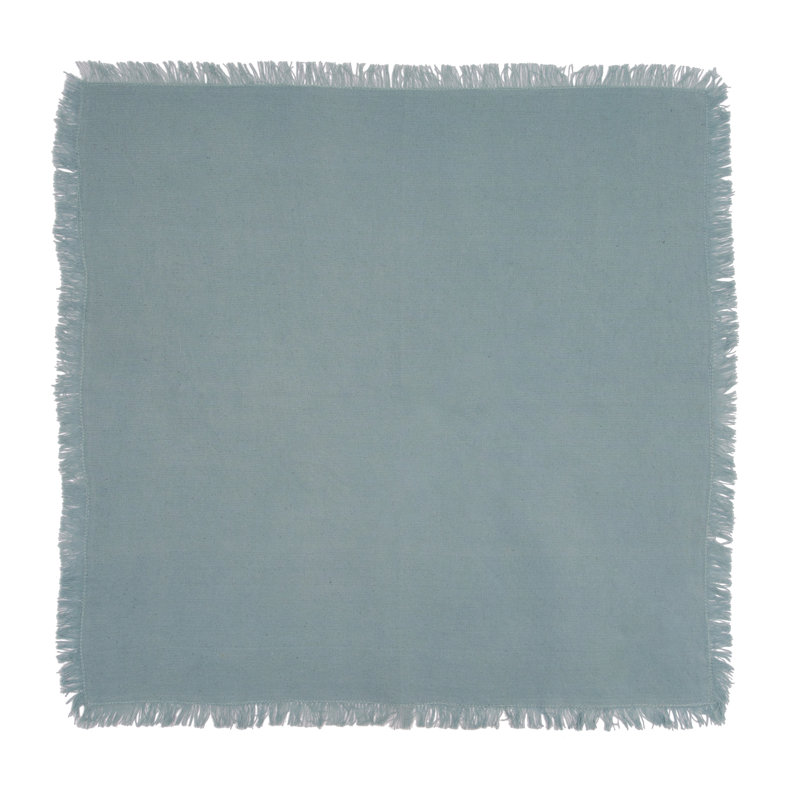 Fringed Sea Glass Napkin Set of 6