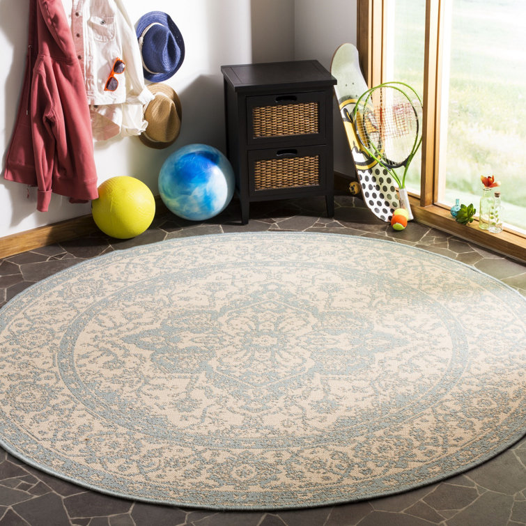 Donivin Performance Oriental Indoor/Outdoor Area Rug