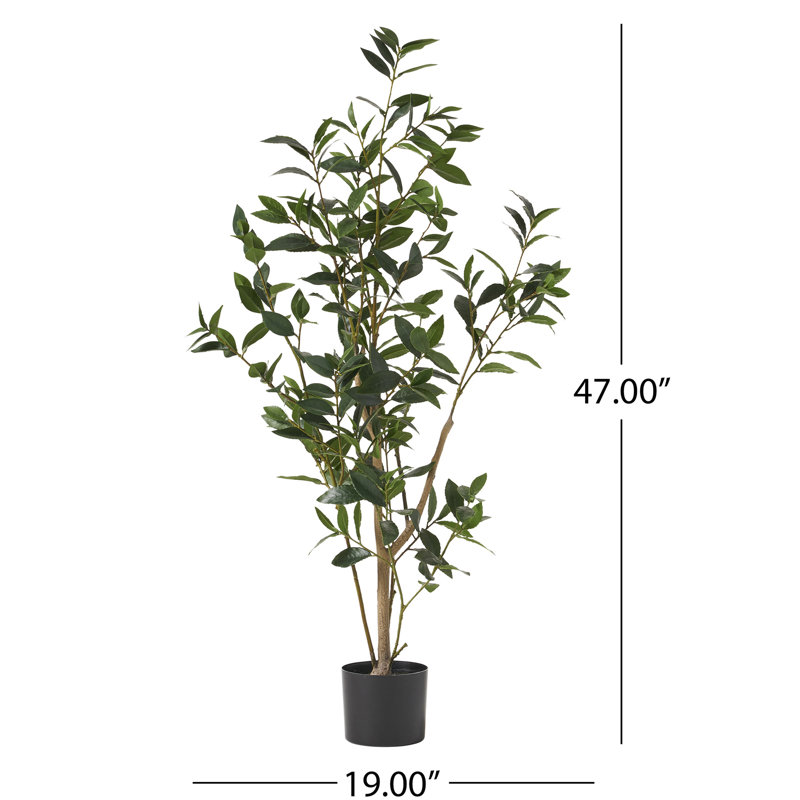 Arbre artificiel de 120 cm - Créez une énigme pour une installation facile et peu d'entretien. P 18,91 po.