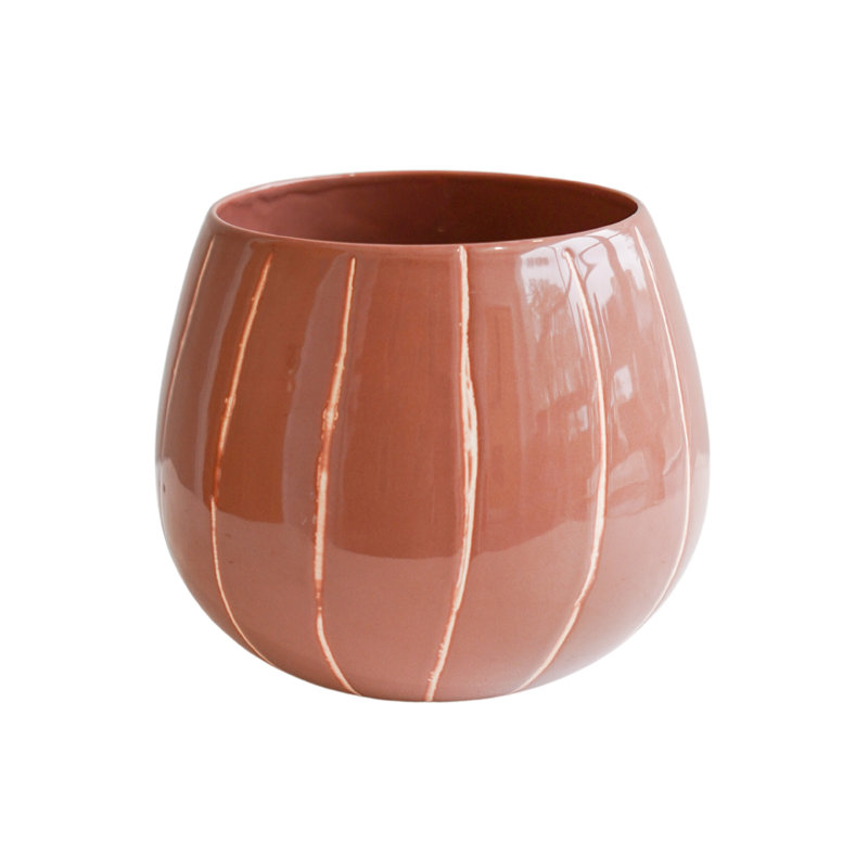 Nova Wax Relief Planter, Rose