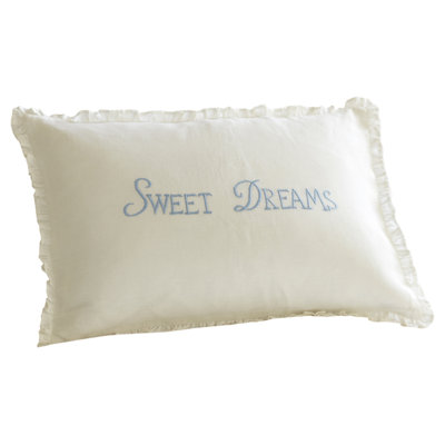 Sweet Dreams Down Linen Throw Pillow