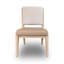 Reinolde Upholstered Dining Chair In White Sand, Buttermilk And Dune