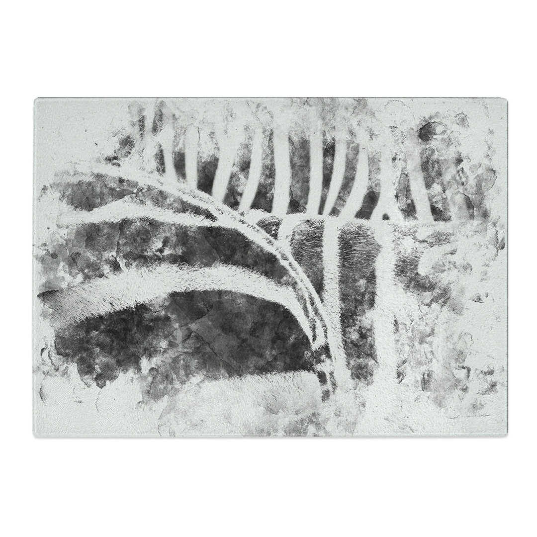 Tempered Glass the Stripes of the Zebra Chopping Board