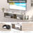 Floating TV Stand with Storage,Floating TV Shelf for Wall, Floating Entertainment Center Wall Shelf for Living Room, Bedroom-336108486