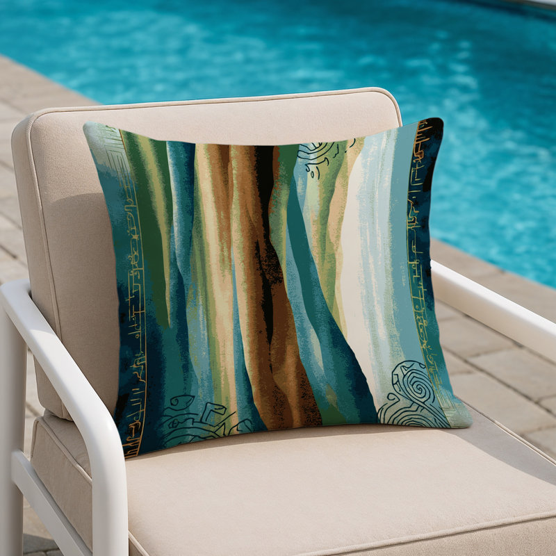 Starry Ascent Indoor And Outdoor Throw Pillow, Square 20"