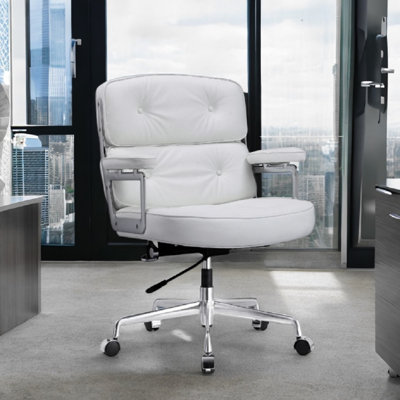 Astrahan Leather Tufted Office Chair