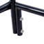 Support de rangement en bois robuste pour bois de chauffage en acier 4 pieds 4 pieds