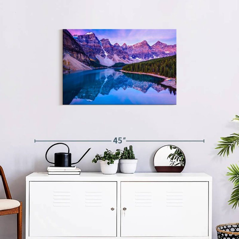 Alvord Banff - lever de soleil mauve, H 20 po x l 30 po