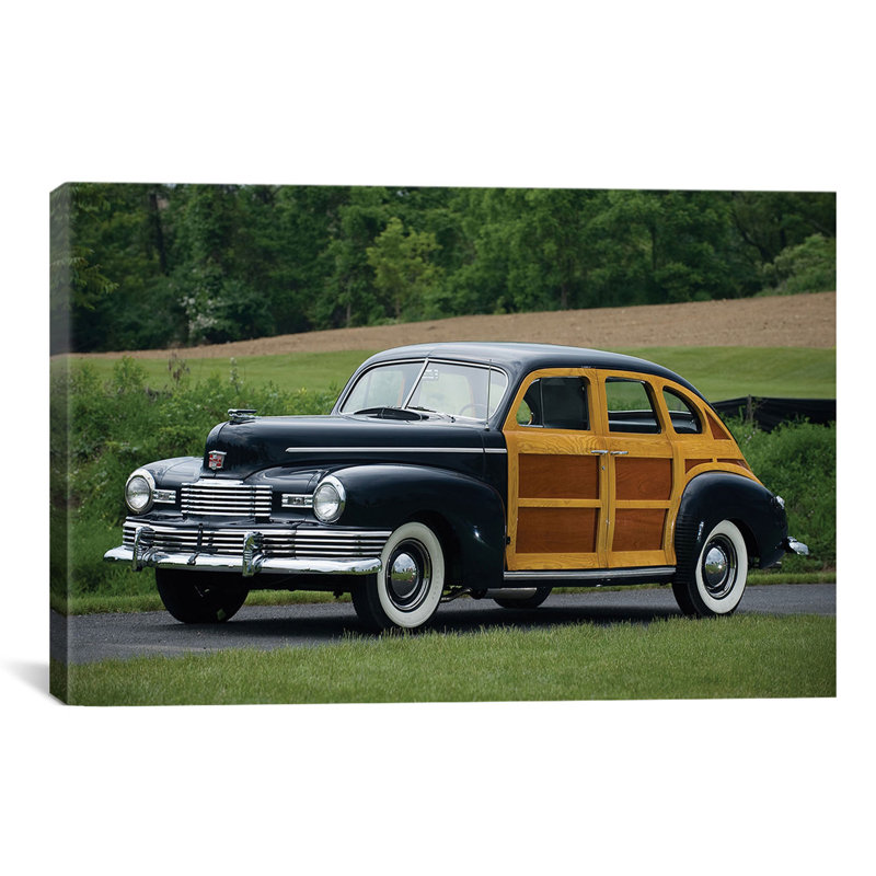 Lyall, «1947 Nash l'ambiance Super Sub Urban», reproduction de photo sur toile, H 26 po x l 40 po x P 1,5 po