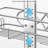 2 Tier Height Adjustable Shower Caddy, Anti - Swing, Rustproof, with Soap Box