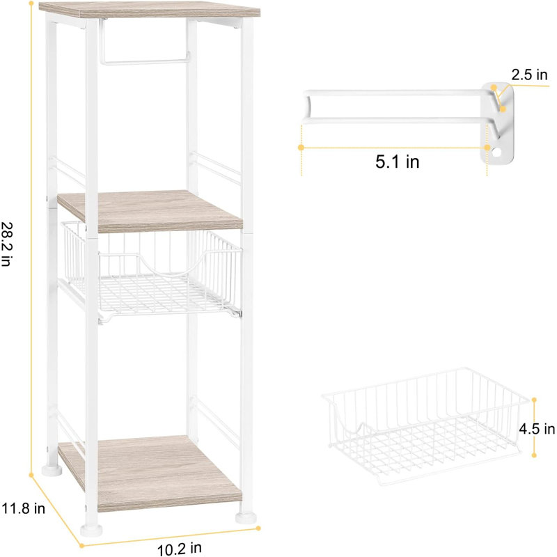 Claffey Bathroom Shelves