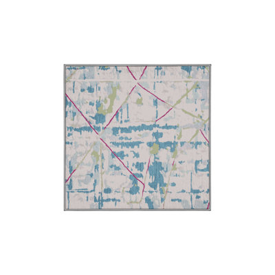 Machine Washable Gray Area Rug