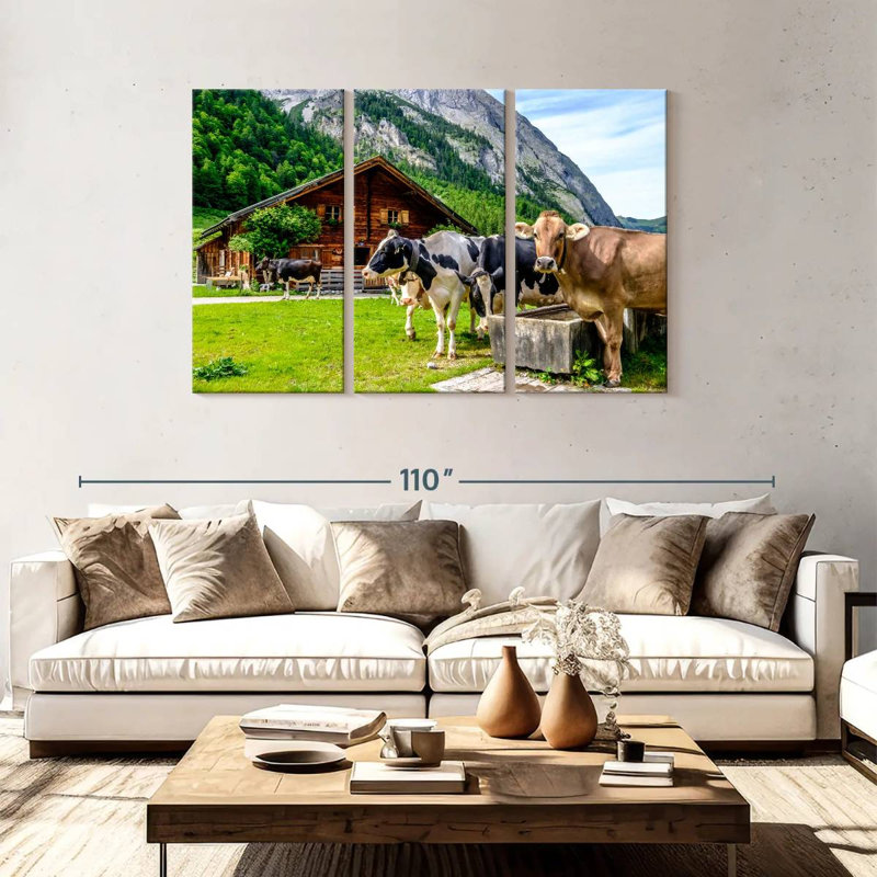 Brampt Karwendel Cows, 48" H x 74" W