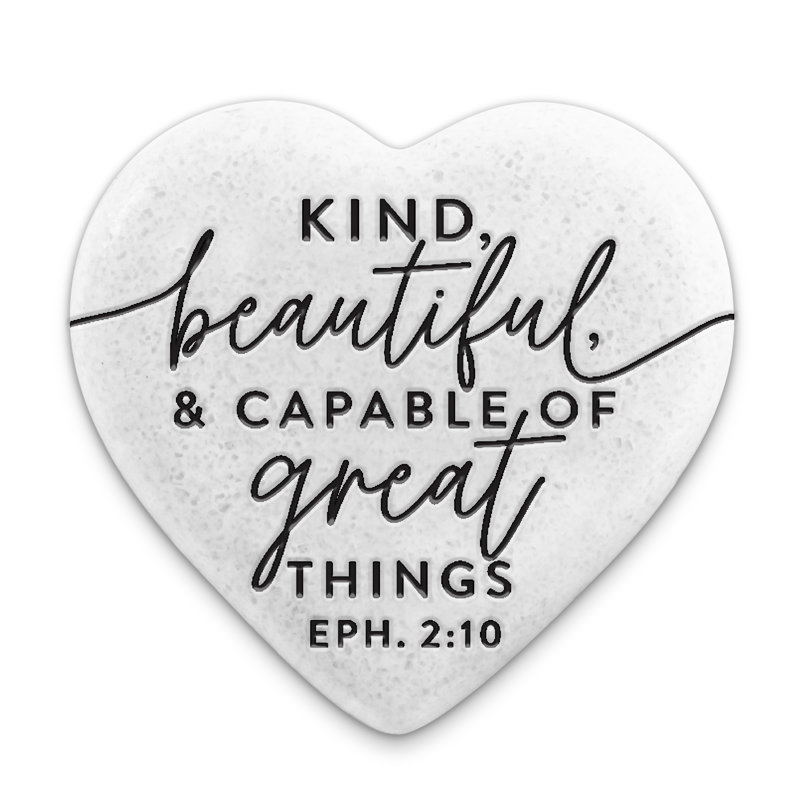 «Hayle Scripture Stone Hope Heart Great Things»