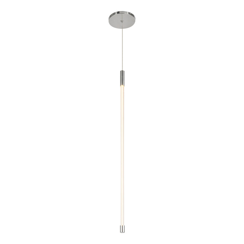 Motif 1 - Light LED Pendant, 26.75" H x 0.75" W x 0.75" D, Chrome