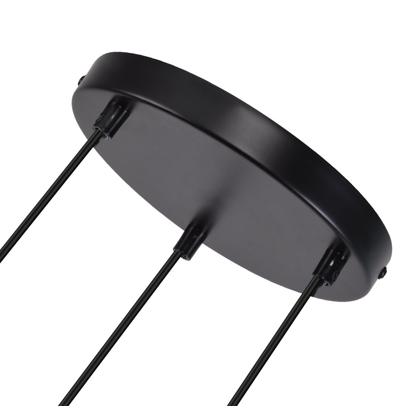 3 - Light Black Cylinder Pendant