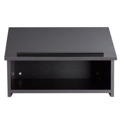 13.75'' Wood Tabletop Lectern with Storage