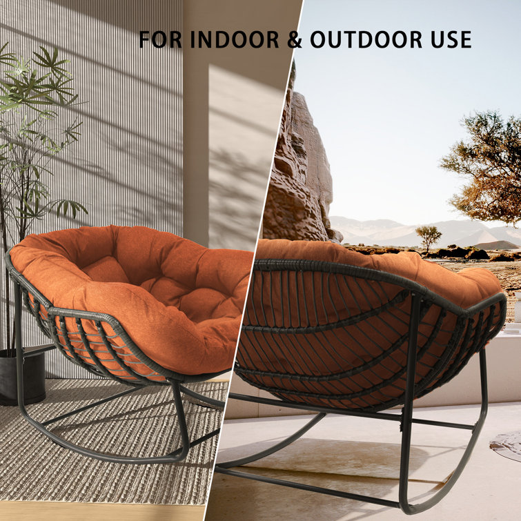Bayou Breeze Chaise coquille de patio autoportante pour l'extérieur avec  coussins et Commentaires - Wayfair Canada