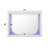 47"White LED‑Lit Dresser Mirror