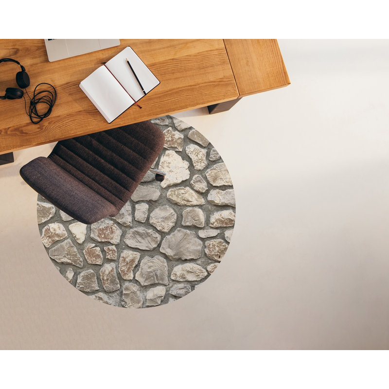 Kaydnce Hard Floor Straight Round Chair Mat