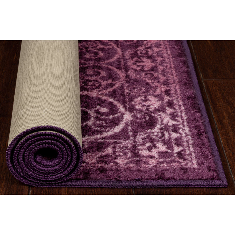 Tapis oriental intense Dreyfuss, Rectangle 1 pi 8 po x 2 pi 10 po, Violet