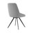 Urbino Alison 7 Piece Dining Set With Gray Fabric Chairs