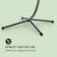 Donna Swing Chair with Stand-42115040