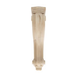 10-13/16 in x 2-1/8 in x 6-11/16 in Unfinished Medium Solid Classic Plain Wood Corbel