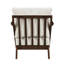 Chaise d'appoint Mid-Century de style moderne avec structure en bois d'hévéa massif et coussin d'assise confortable en chenille rembourrée-1903628079-1903628112