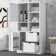 Bathroom Storage Cabinet With Doors And Drawers, Multiple Storage Space, Freestanding Style, Open Shelve, Adjustable Shelf
