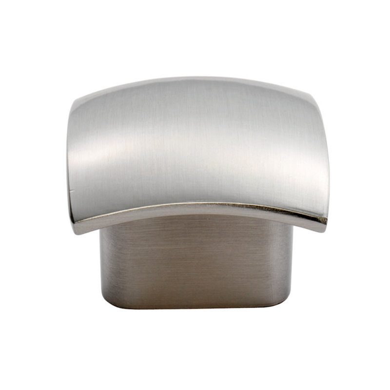 33mm Length Rectangle Knob, Satin Nickel