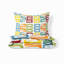 Ensemble de housse de couette en microfibre 3 pièces blanc, jaune et rouge-567125741