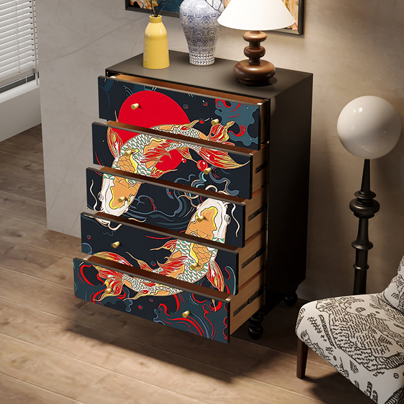 Armoire décorative de rangement pour salon rétro