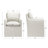 Shaune Upholstered Armchairs with Solid Wood Legs