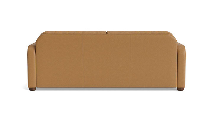 Archie Leather Sofa (85"), Leather - Butterscotch