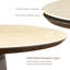 Ensemble de table et de chaises Adwin pour 4 personnes, comprenant une table ronde en pierre frittée de 120 cm et 4 chaises rembourrées.-1673702292-1673702293-1673772465