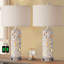 Karmisha 25" Resin Table Lamp Set With Night Light And USB Ports
